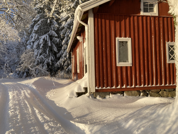 Haus Hammaren im Winter